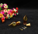 Set of 20 Chili Glass Bottles for DIY Accessories