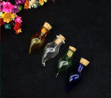 Set of 20 Chili Glass Bottles for DIY Accessories