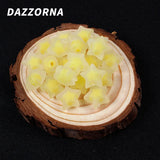70Pcs 14mm Acrylic Spaced Beads Transparent Pentagram Shape For Bracelet DIY