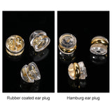 Silicone Earring Stoppers Caps Transparent Jewelry Findings
