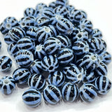 20/40Pcs 11MM Ceramic Men Bracelet Spacer Beads Multicolor Irregular Round