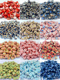 36 Colors 8MM Cube Ceramic Spacer Beads Jewelry Making DIY Porcelain