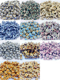 36 Colors 8MM Cube Ceramic Spacer Beads Jewelry Making DIY Porcelain