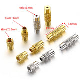 20-40pcs 13x4mm Twist Cylinder Fasteners Clasps for DIY Jewelry Making