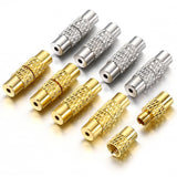 20-40pcs 13x4mm Twist Cylinder Fasteners Clasps for DIY Jewelry Making