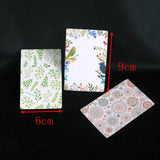 20/40pcs 6x9cm Earring and Necklace Display Cards Colorful Cardboard Package