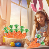 Easter Bunny Carrot Candy Bags for Kids Birthday Party