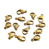 20-40pcs Stainless Steel Lobster Clasp Hooks For Jewelry Making
