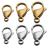 Stainless Steel Plated Lobster Clasp Claw Clasps 20-40pcs