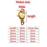 Stainless Steel Plated Lobster Clasp Claw Clasps 20-40pcs