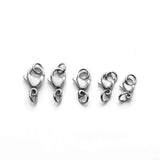 Stainless Steel Plated Lobster Clasp Claw Clasps 20-40pcs