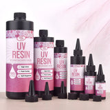 UV Resin Glue Clear Hard Epoxy Resin for Jewelry Making