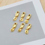 Plated Copper Lobster Clasps for Necklace Bracelet Jewelry Making 4*17MM