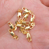 Plated Copper Lobster Clasps for Necklace Bracelet Jewelry Making 4*17MM
