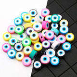 Multicolor Eyes Polymer Clay Spacer Beads for Jewelry Making DIY Bracelets