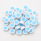 Christmas Snowflake Polymer Clay Beads for DIY Jewelry Making