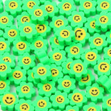 10mm Sunflower Polymer Clay Beads Spacer Smiley Beads for Diy Bracelet