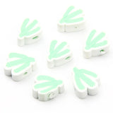 8x10mm Cactus Polymer Clay Spacer Beads - DIY Jewelry Making