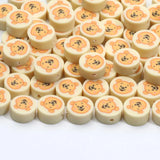 9mm Clay Bear Beads for Jewelry Making DIY Bracelet Craft