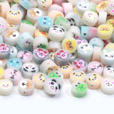 9mm Mixed Animals Polymer Clay Beads for DIY Jewelry Making