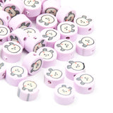Polymer Clay Animal Beads Bear Pig Frog Fish Colorful Spacer Seed Beads
