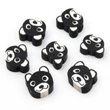 Cartoon Animal Polymer Clay Beads for DIY Jewelry Making