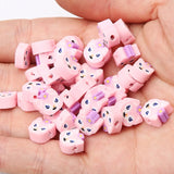Cartoon Animal Polymer Clay Beads for DIY Jewelry Making