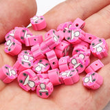 Cartoon Dog Polymer Clay Beads for DIY Jewelry Making