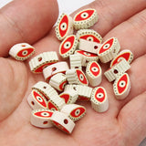 Polymer Clay Evil Bead Pharaoh Spacer Beads Jewelry Making DIY