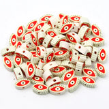 Polymer Clay Evil Bead Pharaoh Spacer Beads Jewelry Making DIY