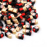 Cartoon Mouse Polymer Clay Beads for DIY Jewelry Making