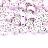 Cartoon Rabbit Clay Beads for Jewelry Making DIY Bracelet Necklace