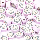 Cartoon Rabbit Clay Beads for Jewelry Making DIY Bracelet Necklace