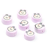 Cartoon Rabbit Clay Beads for Jewelry Making DIY Bracelet Necklace