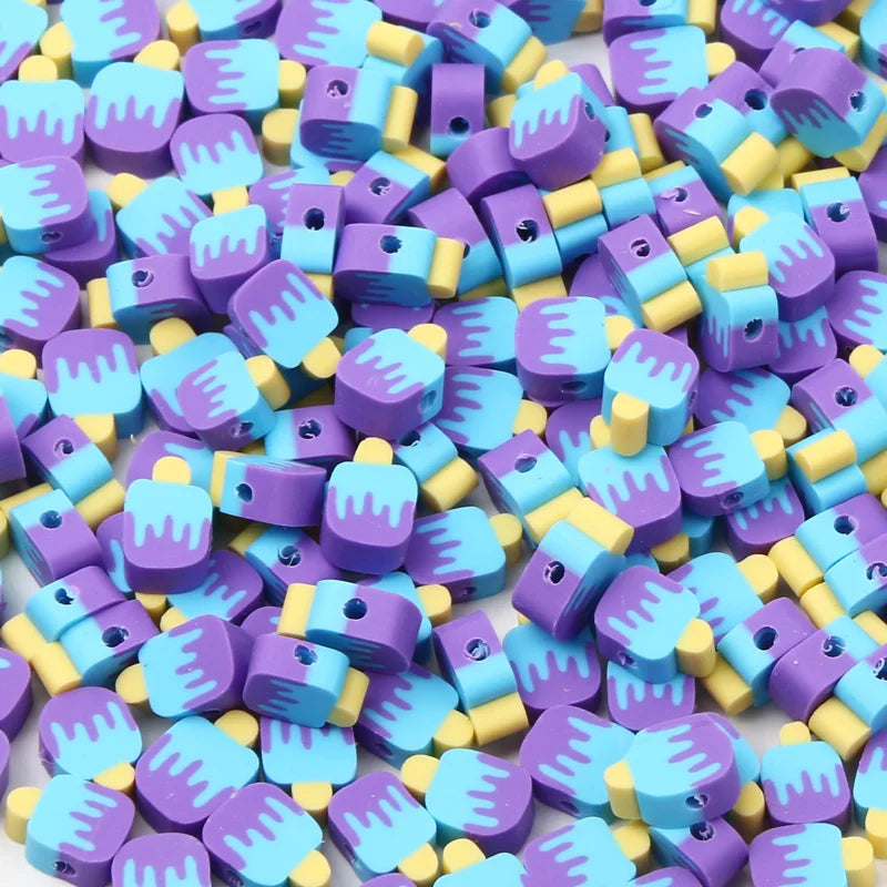 Polymer Clay Spacer Beads for Jewelry Making