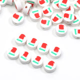 Christmas Stocking Polymer Clay Beads Spacer Beads for Jewelry Making