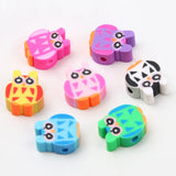 Handcrafted Owl Spacer Beads for Jewelry Making