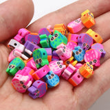 Handcrafted Owl Spacer Beads for Jewelry Making