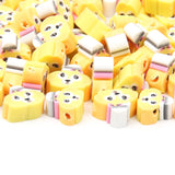 Squirrel Polymer Clay Beads for DIY Jewelry Making