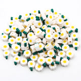 Daisy Polymer Clay Beads Flower Spacer Beads for Jewelry Making DIY