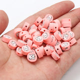 Cartoon Pig Clay Beads for Jewelry Making - 20/50/100pcs