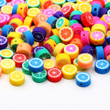 Fruit Oranges Beads Polymer Clay Spacer Beads Jewelry Making DIY Bracelet