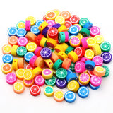 Fruit Oranges Beads Polymer Clay Spacer Beads Jewelry Making DIY Bracelet