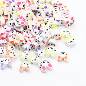 Rabbit Polymer Clay Beads Mix for Jewelry Making Diy Bracelet Necklace Earrings