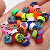 Pharaoh's Eye Beads Evil Clay Spacer Beads for Jewelry Making