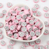 Pink Sheep Polymer Clay Beads Round Spacer DIY Jewelry Making Supplies