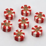 Polymer Clay Gingerbread Man Beads for DIY Jewelry
