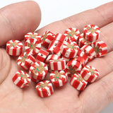 Polymer Clay Gingerbread Man Beads for DIY Jewelry