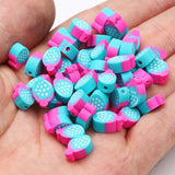 Polymer Clay Beads Lake Strawberry Clay Spacer Beads For Jewelry Making