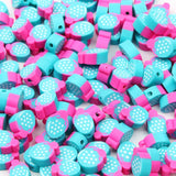 Polymer Clay Beads Lake Strawberry Clay Spacer Beads For Jewelry Making